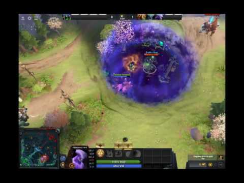 Faceless Void can walk through Rubick's Chronosphere