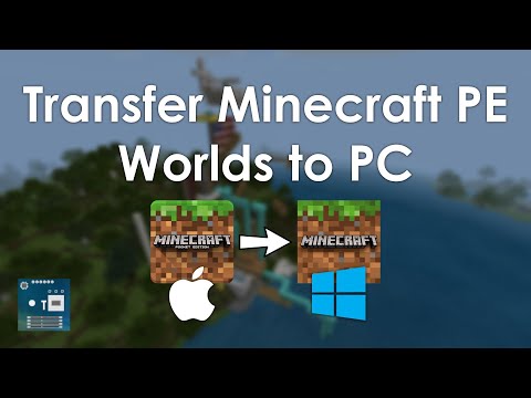 Transfer Minecraft Worlds from iOS to Windows 10/11 NOW!