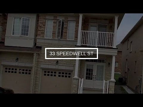 33 SPEEDWELL ST | Brampton Real Estate