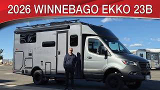 A preview image of the linked video showcasing 2026 Winnebago EKKO 23B