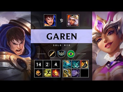 Garen Mid vs Qiyana - BR Challenger Patch 25.06