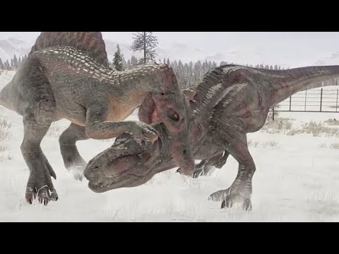 Spinosaurus neck snap animation| Jurassic World Evolution 2