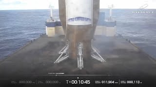 Que emocion! Blue Origin aterriza por primera vez un  cohete  New Glenn tras el exitoso lanzamiento!