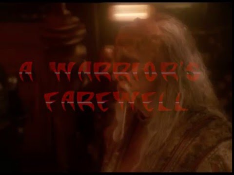 A warrior's farewell