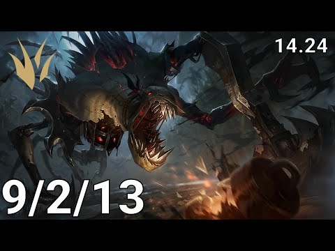 Fiddlesticks Jungle vs Ivern - EUW Master | Patch 14.24