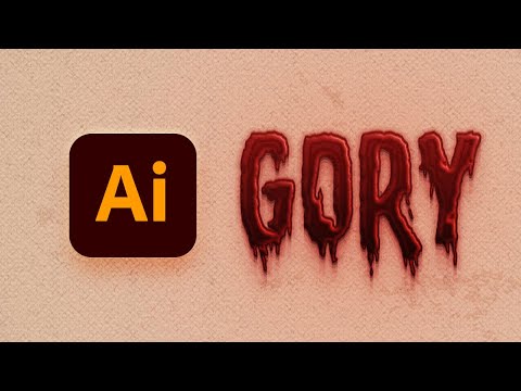 How to Create a Dripping Blood Text Effect in Adobe Illustrator