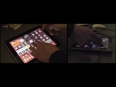 KORG iELECTRIBE for iPad : Performing with a Pattern Set