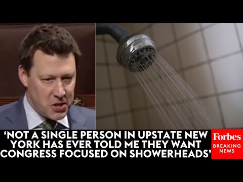 'We're Out Here Talking About—Showerheads...': Josh Riley Tears Into GOP Over Showerhead Bill