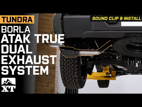2022-2024 Tundra Borla ATAK True Dual Exhaust System with Black Tips Review & Sound Clip
