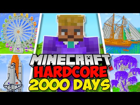 I Survived 2000 DAYS in Minecraft Hardcore (FULL MOVIE)