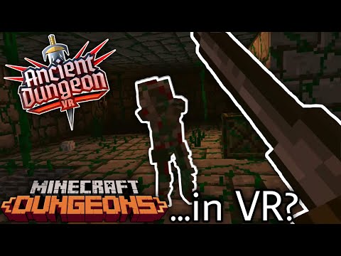 Minecraft Dungeons… IN VR - Ancient Dungeons - Quest 2