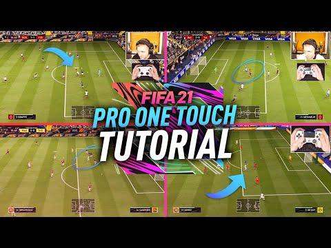 THESE AMAZING ONE TOUCH TRICKS ARE USED BY PROS TO HARASS DEFENDERS - FIFA 21 ATTACKING TUTORIAL