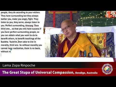 20180428 1930 LZR GSUC Bendigo - Benefits of prostrations. Learning dharma. Essence is lamrim