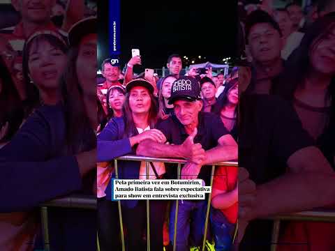 Pela primeira vez em Botumirim, Amado Batista fala sobre expectativa para show
