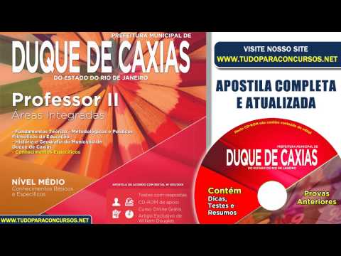Apostila Duque de Caxias - RJ - Professor 2 Areas Integradas 2015
