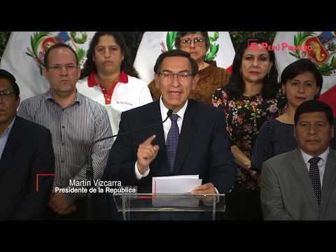 Mensaje a la Nación del presidente Martín Vizcarra (15-03-2020)