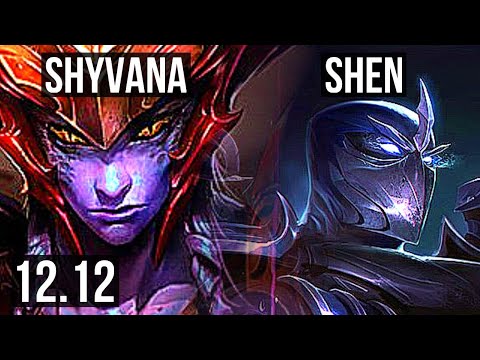 SHYVANA vs SHEN (TOP) | 3.9M mastery, 1400+ games, 12/4/11, Dominating | EUW Diamond | 12.12
