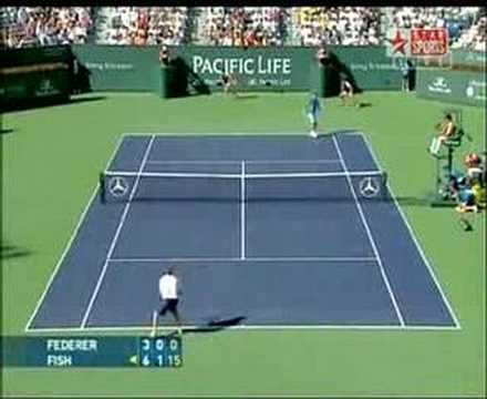 Mardy Fish vs Roger Federer
