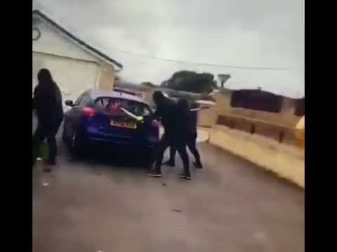 Gypsy gang wars smash up another travellers house + caravan site up