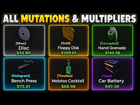 ALL MUTATIONS (MULTIPLIERS) FULL GUIDE in STORAGE HUNTERS OPEN WORLD Roblox