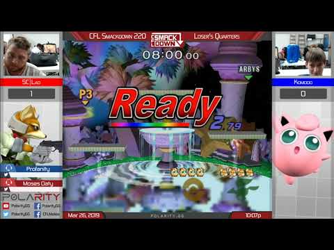 CFL Smackdown 220 Melee - Lad (Fox) vs Komodo (Jigglypuff) - Losers Quarters
