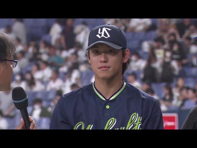 スワローズ・武岡龍世選手ヒーローインタビュー 6月16日 オリックス・バファローズ 対 東京ヤクルトスワローズ