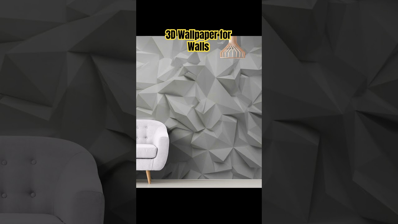 3D Geometric Wallpaper #3dwallpaper #3dwallmural #diywalldecorideas