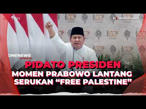 Pelukan Hangat Prabowo dan Dubes Palestina Usai Teriak “Free Palestine” | OneNews Update