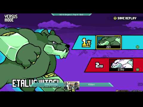 BD 8 Losers Top 8: Stroder (White) Vs Kitten (Green)