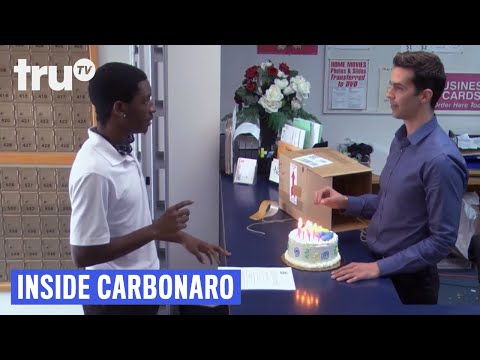 The Carbonaro Effect: Inside Carbonaro - Shipping a Lit Birthday Cake | truTV