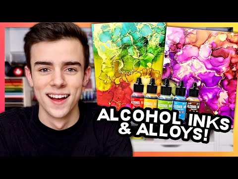 Let's Craft With Alcohol Inks & Alloys LIVE!