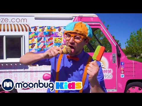 BLIPPI en Français | Blippi à La Découverte d’un Camion à Glaces |Dessin Animé | Vidéos Pour Enfants