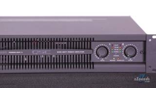 Video thumbnail for zZounds.com: QSC PL380 Powerlight 3 Series Power Amplifier by zZounds
