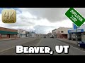 Driving Around Small Town Beaver, Utah in 4k Video