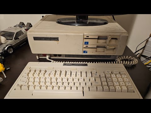 Testing a Tandy 1000 SX #septandy