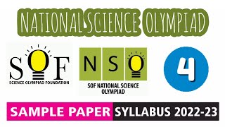 NSO Science Olympiad Class 4 Sample Paper 2022-23