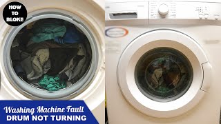 DIY Washing Machine Drum Not Turning, Moving, Spinning — Washing Machine Fault — Drum Stationary