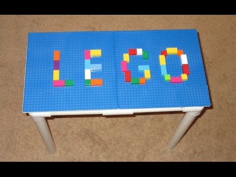 How to Build a LEGO TABLE - PVC Pipe Projects Video