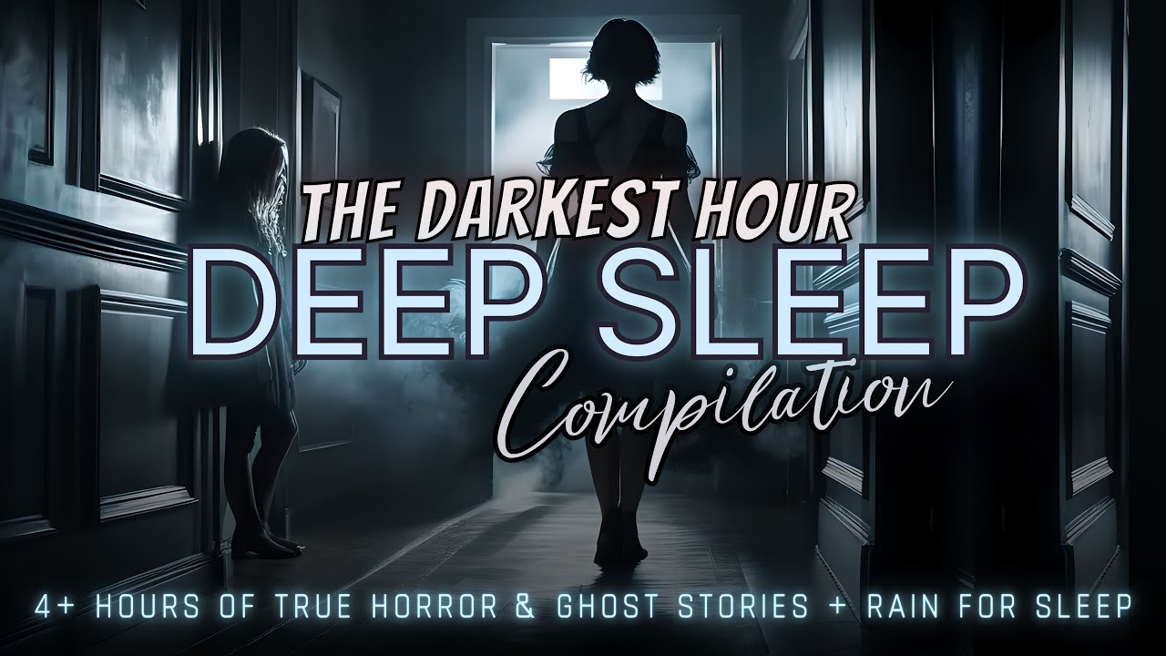 4+ Hours of TRUE Paranormal Horror Stories + rain for sleep 😴 black screen, no ads, just stories