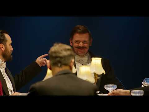 Trailer montage: launch tableau and dance sequences, echoing 'Godspeed Titanic' and 'Doing the Latest Rag' on the album