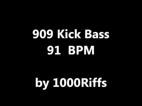 909 Kick Bass Drum : 91 BPM - Beats Per Minute