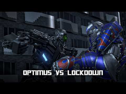 Optimus Prime vs. Lockdown | Fight Animation