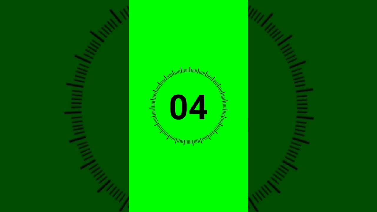 5 seconds timer green screen | stopwatch | countdown shorts #shorts #video #trending #greenscreen