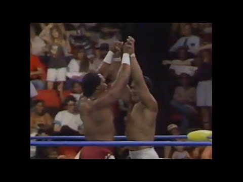 Ricky Steamboat & Ron Simmons vs Paul Orndorff & Dick Slater   Saturday Night June 26th, 1993