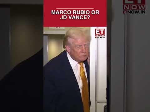 US President Trump Weighs Marco Rubio vs JD Vance as His Trusted Ally |#shorts
