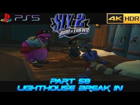 Sly 2: Band of Thieves: Part 58: Menace From The North Eh: Lighthouse Break In (PS5) (4KHDR)
