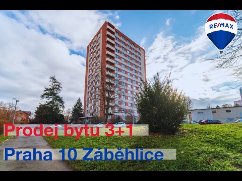 Prodej bytu 3+1 s balkonem a sklepem, Narcisová, Praha 10 Záběhlice