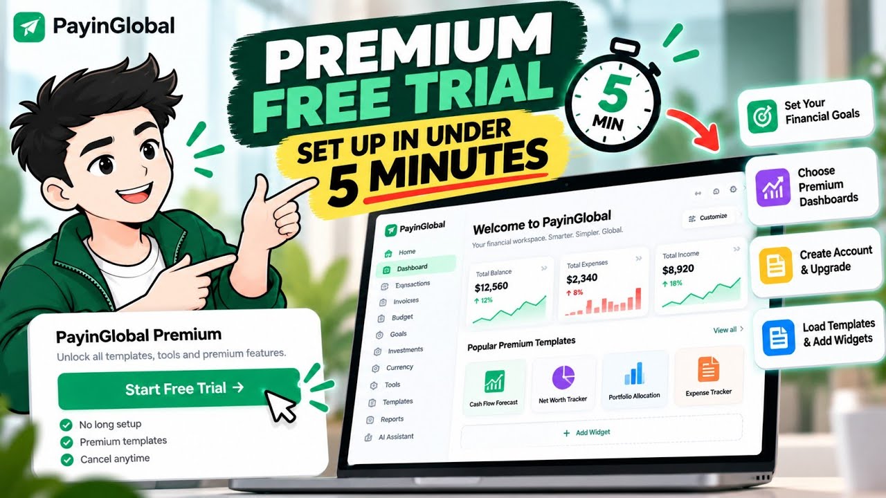 PayinGlobal Premium Free Trial: Sign Up & Set Up Your Workspace in Under 5 Minutes
