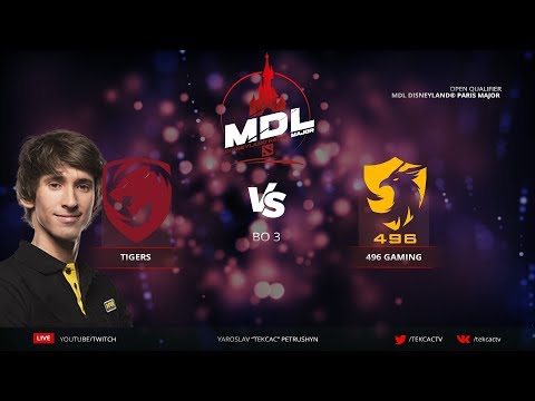 [RU] Tigers.Dendi vs 496 Gaming | bo3 | MDL Disneyland® Paris Major by @Tekcac