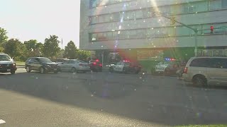 Buffalo Police respond outside of McKinley High School on Elmwood Avenue